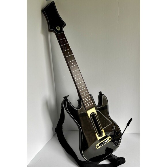 Guitar Hero Live Wireless Black Gold Guitar Style 0000654 For PS3 No Dongle - Picture 1 of 8